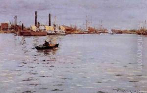 The East River by William Merritt Chase