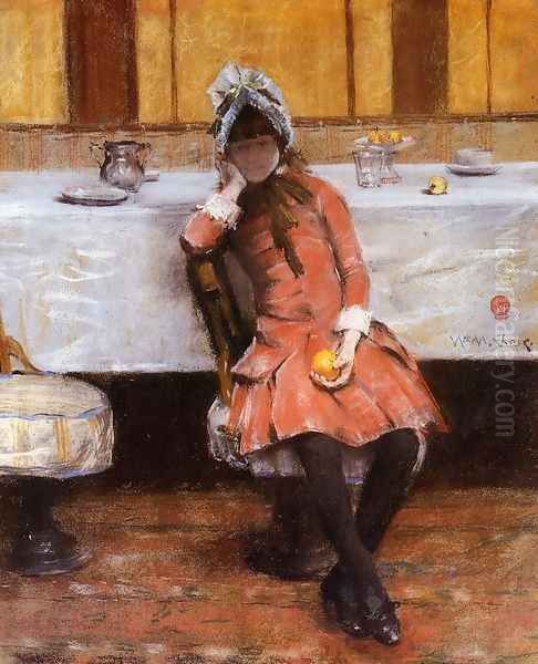 Young Girl on an Ocean Steamer - view 1