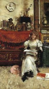In the Studio III by William Merritt Chase