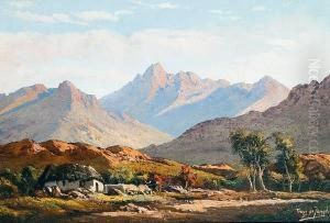 Country Cottage With Mountainous Landscapebeyond