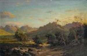 A Panoramic Cape Landscape At Sunset