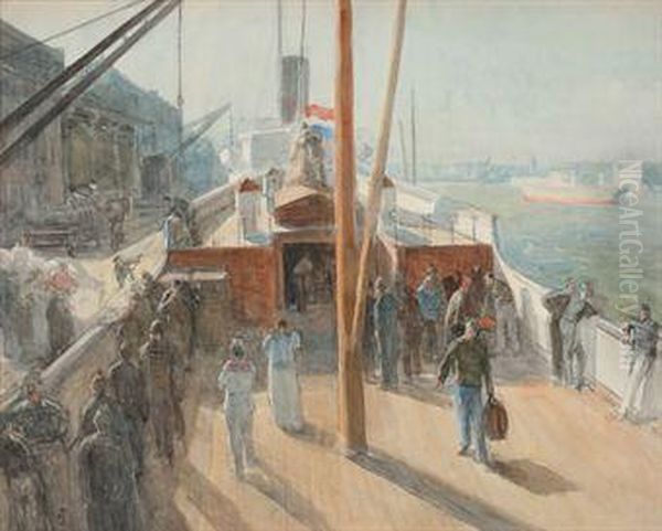Sur Le Pont D'un Bateau - view 1