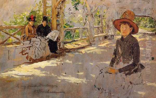 Women under Trellis (unfinished) - view 1