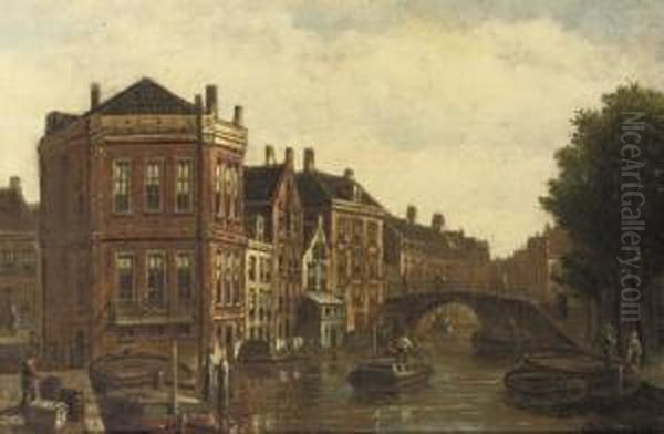 The Oudezijds Voorburgwal, Amsterdam - view 1