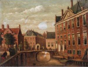 View Along A Dutch Canal