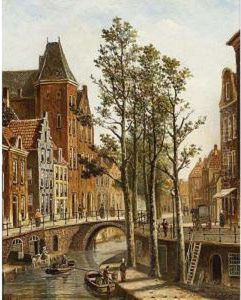 A View Of Utrecht by Oene Romkes De Jongh