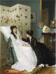 The Convalescent by Gustave Leonhard de Jonghe