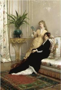 The Letter by Gustave Leonhard de Jonghe