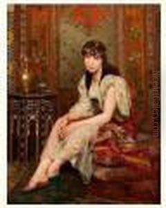 Jeune Femme Au Harem by Gustave Leonhard de Jonghe