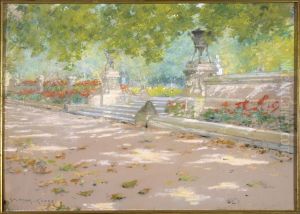 Terrace, Prospect Park by William Merritt Chase