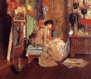 Connoisseur - The Studio Corner by William Merritt Chase