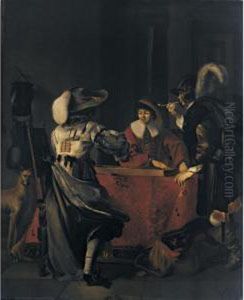 Soldiers Playing Backgammon by Thomas De Keyser