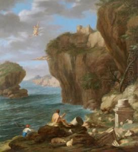 La Caduta Di Icaro by Laurent De La Hyre