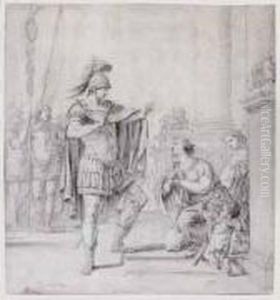 Ntoine Et Cleopatre by Laurent De La Hyre