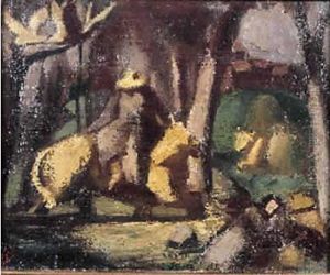 Scene Pastorale by Amedee de La Patelliere