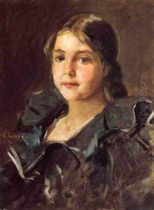 Portrait of Helen Velasquez Chase by William Merritt Chase