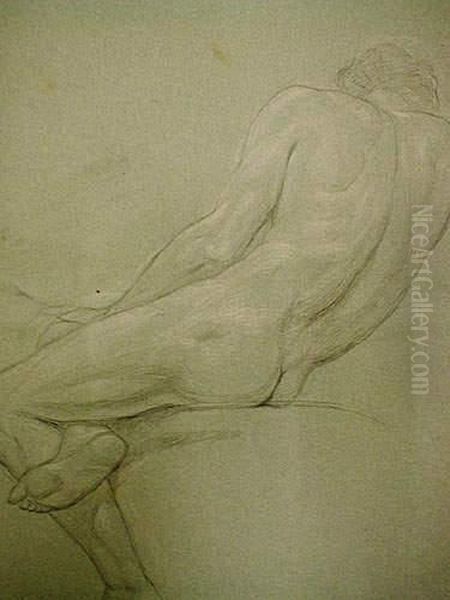 Pierre-louis, Nu Masculin De Dos - view 1