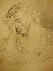 Pierre-louis, Jeune Fille En Pleurs by Pierre Louis De La Rive