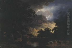 Ideale Landschaft by Pierre Louis De La Rive