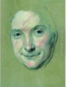 Masque D'une Inconnue by Maurice Quentin de La Tour