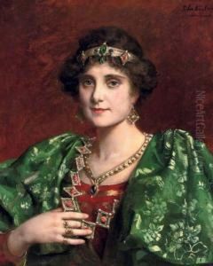 A Venetian Bejewelled Beauty by Paul De Laboulaye