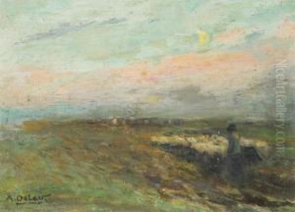 Schepherd At Sunset - view 1