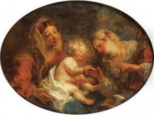 Le Mariage Mystique De Sainte Catherine by Charles de Lafosse