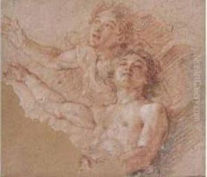 Etude De Deux Anges Pour La Chapelle Royale Du Chateau De
Versailles by Charles de Lafosse
