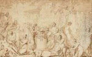 Bacchanale by Louis-Felix De Larue