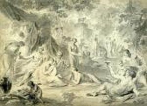 Bacchanal by Louis-Felix De Larue