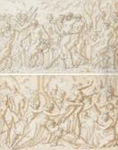 Bacchanale by Louis-Felix De Larue