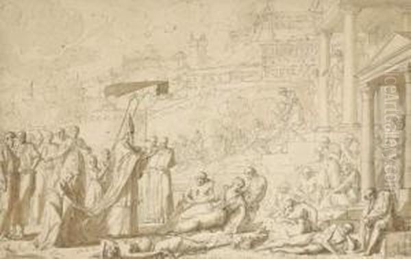 Monseigneur De Belzunce, Eveque De Marseille, Se Devouant Pour Les
Pestiferes De Marseille En 1720 - view 1