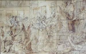 Scene De L'histoire Antique by Louis-Felix De Larue