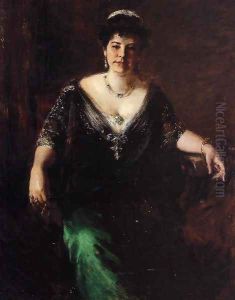 Portrait of Mrs. William Merritt Chase by William Merritt Chase