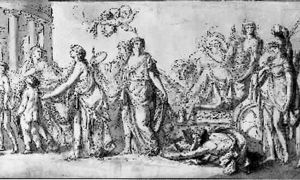 Procession Triomphale by Louis-Felix De Larue