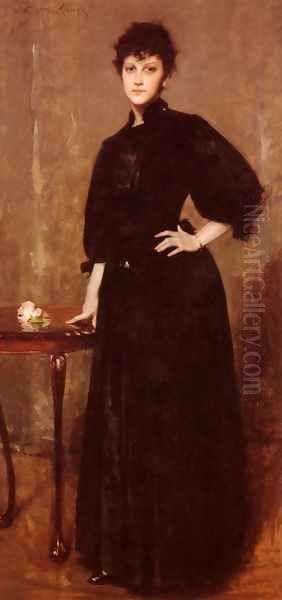 Portrait of Mrs. C. (or Lady in Black; Portrait of a Lady in Black) - view 1