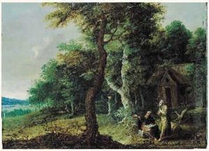 Saint Paul Et Saint Antoine Dans Un Paysage Saint Paul Et Saint Antoine Dans Un Paysage