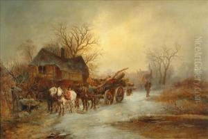 The Log Cart by Alexis de Leeuw
