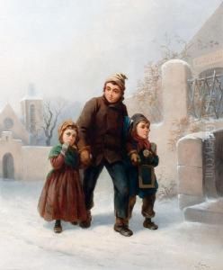 On The Way To School by Alexis de Leeuw