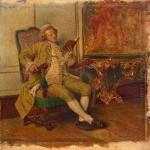 Personaje Leyendo by Ignacio Leon y Escosura