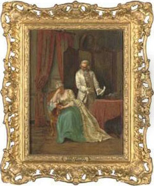 The Letter by Ignacio Leon y Escosura