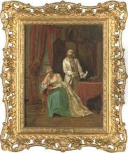 The Letter by Ignacio Leon y Escosura