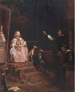 The Studio Of Velasquez by Ignacio Leon y Escosura