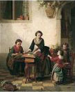 The Lace Makers by Basile De Loose