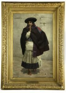 'paysanne Des Environs D'aveiro (portugal)' by Arthur Jose Souza De Loureiro