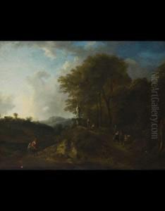 Paesaggio Campestre Con Viandanti by Loutherbourg, Philippe de