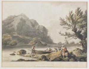 Views Near Windemere, Snowdon, Chigwell And Llugwy by Philip Jacques de Loutherbourg