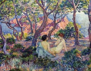 In the Shade of the Pines 1905 by William Merritt Chase