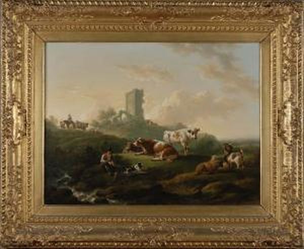 Paesaggio Con Rudere E Armenti - view 1