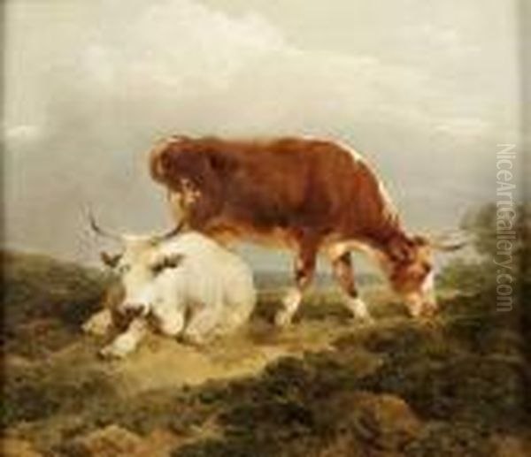 Vaches Dans Un Paysage - view 1
